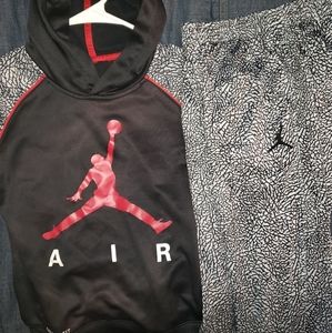 Jordan sweat suit size large